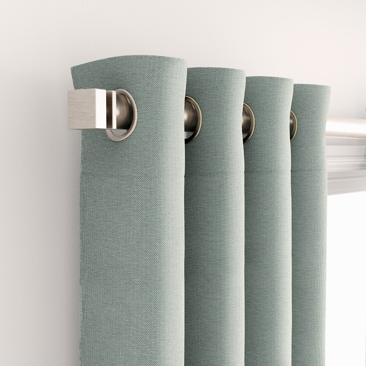 Sunbrella® Finley Indoor Outdoor Grommet Curtain