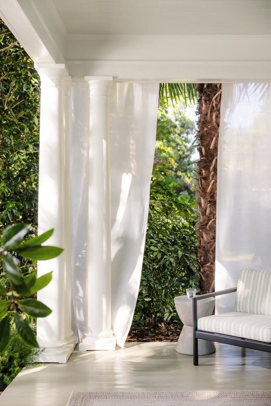 Sunbrella® Lina Indoor/Outdoor Sheer Curtain