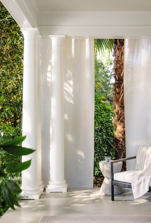 Sunbrella® Marx Indoor Outdoor Grommet Curtain