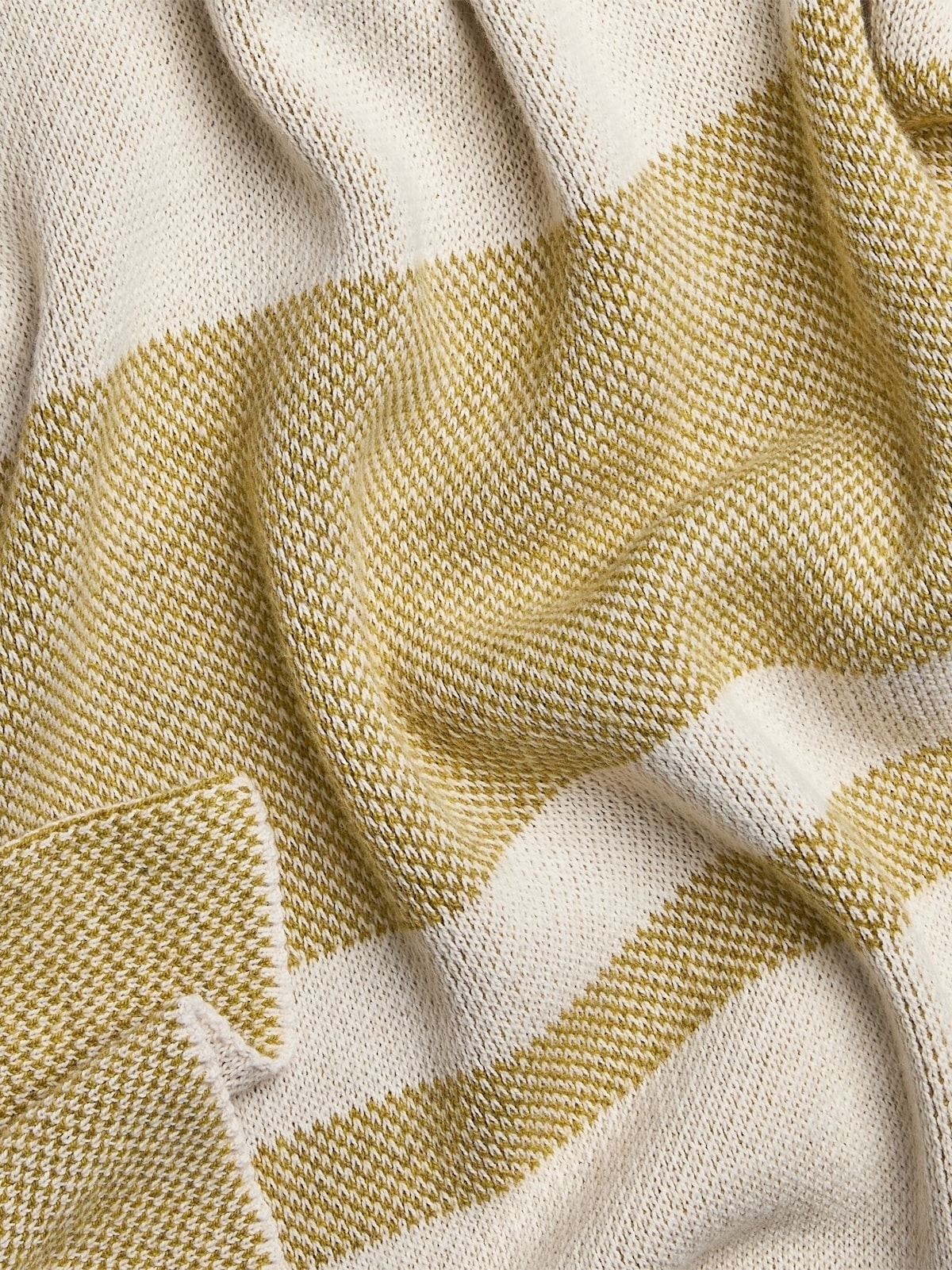 Limited Edition - Sunbrella® Signature Throw - Veranda Stripe Saffron