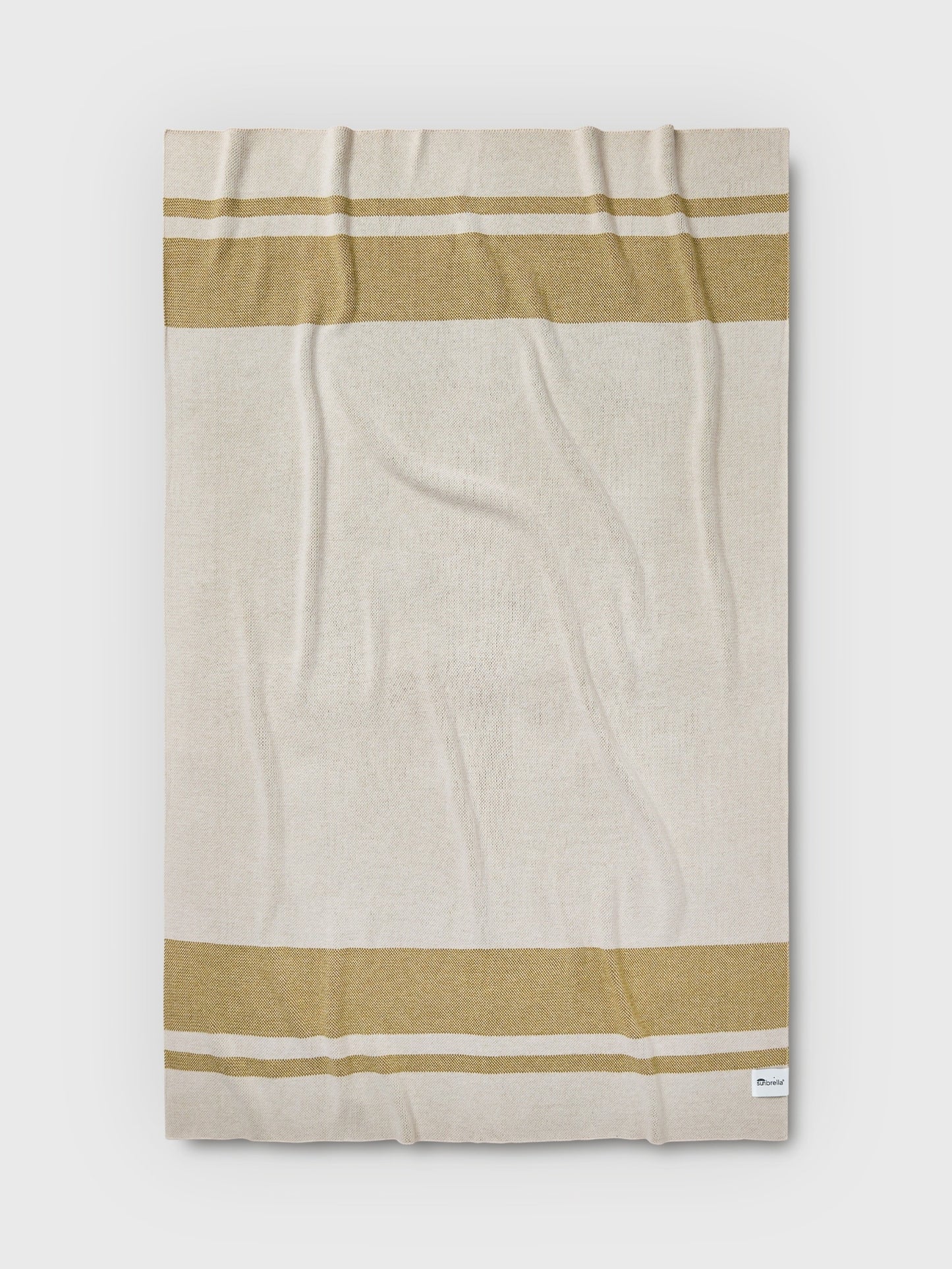 Limited Edition - Sunbrella® Signature Throw - Veranda Stripe Saffron