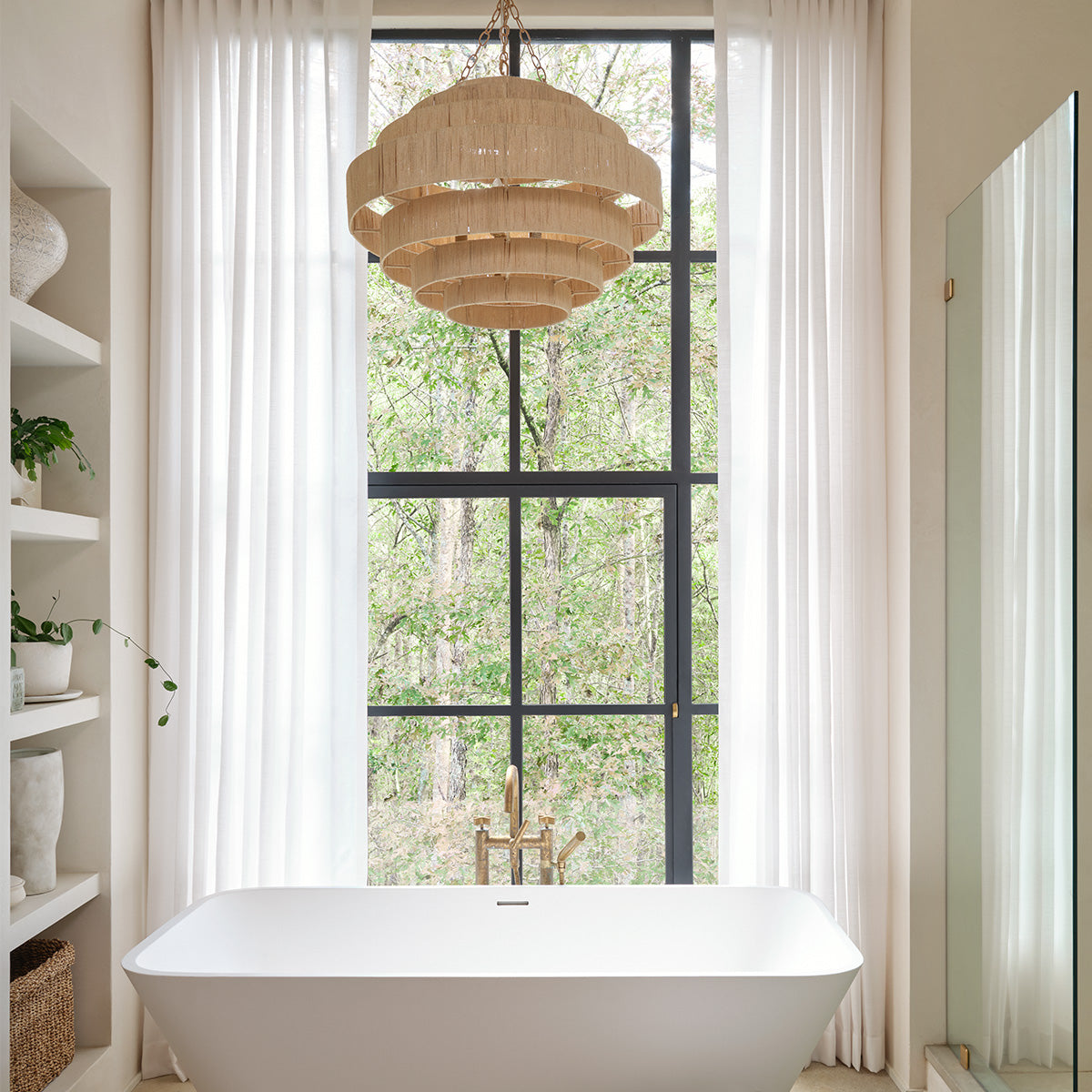 Sunbrella® Lina Sheer Curtain