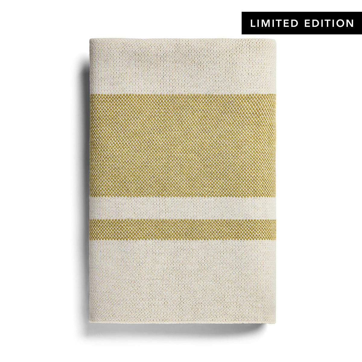 Limited Edition - Sunbrella® Signature Throw - Veranda Stripe Saffron